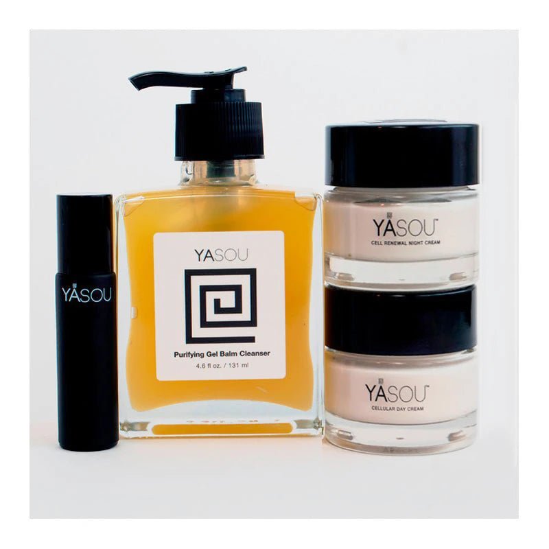 Facial Plus: YASOU vegan day & night cream, vegan facial cleanser and a vegan lip elixir