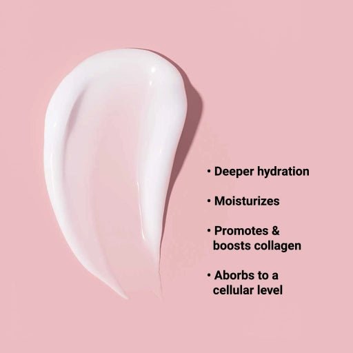 A smear of body cream with key benefits.