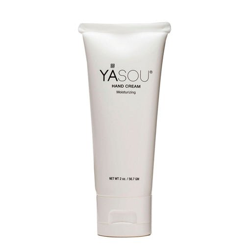 YASOU vegan hand cream with essential oils in a tube on a white background. Available in aroma free.